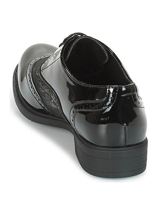 Jassessa Γυναικεία Oxfords σε Μαύρο Χρώμα