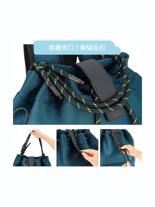 Queen Mother Arktische Nacht Wasserdichtes Blauer Rucksack