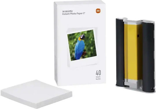 Xiaomi Instant Photo Paper 3" for Printers Thermal Sublimation/Transfer 40 Sheets
