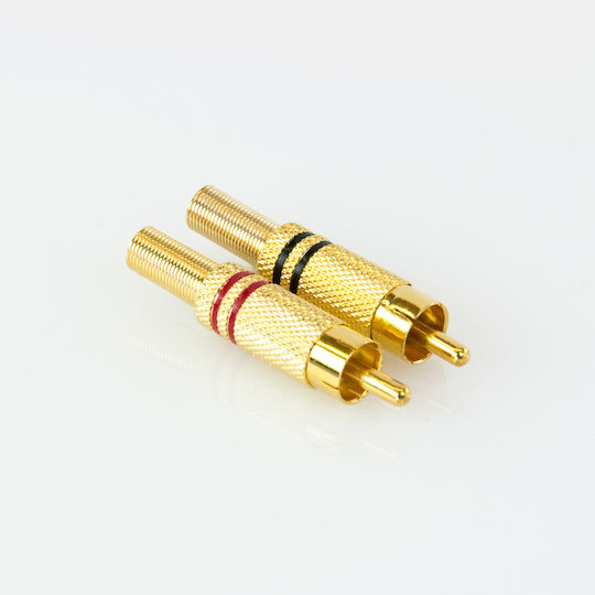 Master Audio Ma266 Gold Male Rca Connector