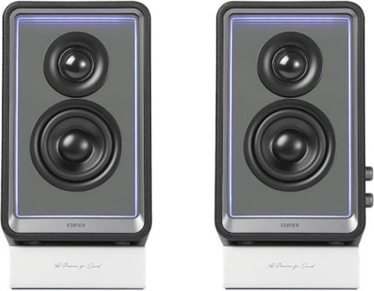 Edifier QR65-BK Компютърни тонколони 2.0 с RGB осветление в Черен цвят