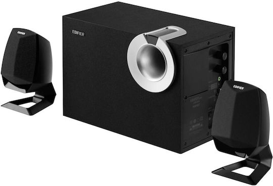 Edifier M201BT Компютърни тонколони 2.1 с Bluetooth и мощност 34W в Черен цвят