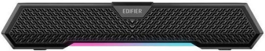 Edifier MG250 Ασύρματα Ηχεία Υπολογιστή 2.0 με RGB Φωτισμό και Bluetooth Ισχύος 5W σε Μαύρο Χρώμα