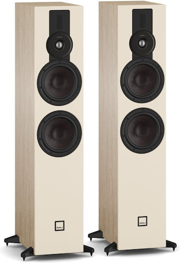 Sonik 7 Двойка Подови Hi-Fi Тонколони 180W 2.5 Лентови Натурален Дъб