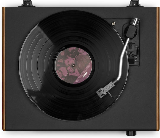 Audizio RP335 102.175 Πικάπ με Προενίσχυση και Ενσωματωμένα Ηχεία Καφέ