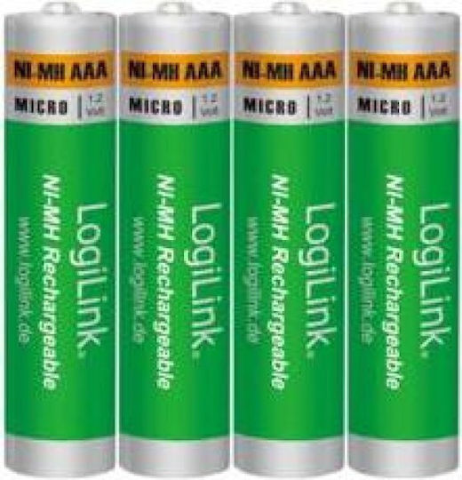 LogiLink Презареждащи батерии AAA Ni-MH 1000mAh 1.2V 4бр