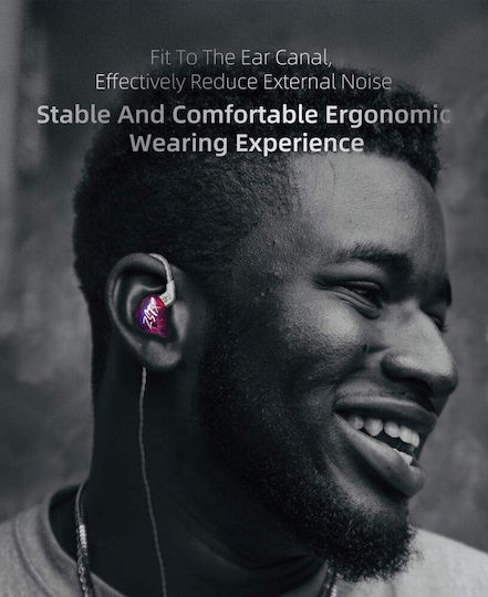 KZ In Ear Headphones Zst X Purple