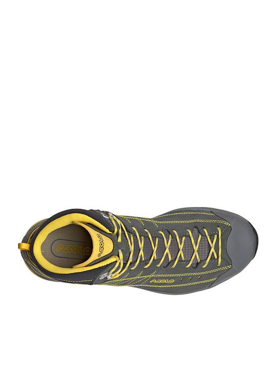 Asolo Nucleon Mid GV Men's Waterproof Hiking Boots Gore-Tex Gray