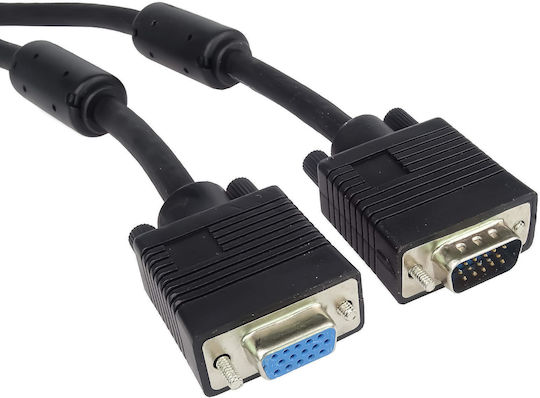 PremiumCord VGA male to VGA female Black 3m Cable (KPVC03)