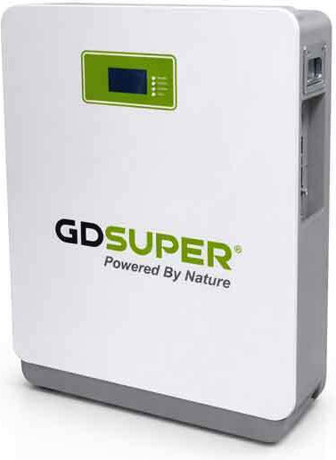 Домашна система за съхранение на енергия Lifepo4 5.12kwh 51.2v 100ah стенен монтаж Gd-70 Wall Mounted Lifepo4 Home Energy Storage Battery 5.12kwh 51.2v 100ah