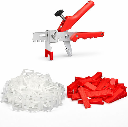 Pro Complete System Pliers 500 Clips 1.5 Mm 100 Tile Leveling Wedges