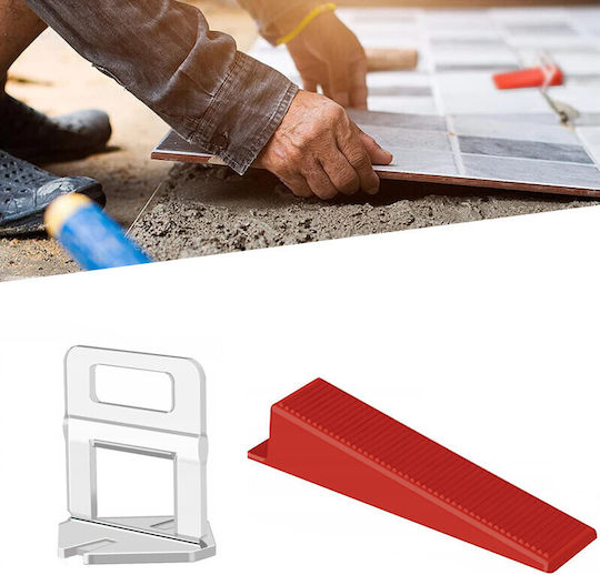 Pro Tile Leveling Kit 500 Clips 1 Mm 100 Tile Wedges