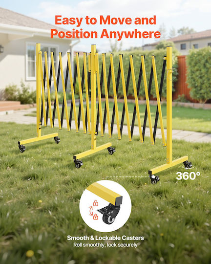 Vevor Garden Fencing Material Made of Yellow Metal