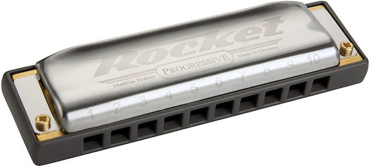 Hohner Diatonic Harmonica Rocket Harp Key of Bb Major