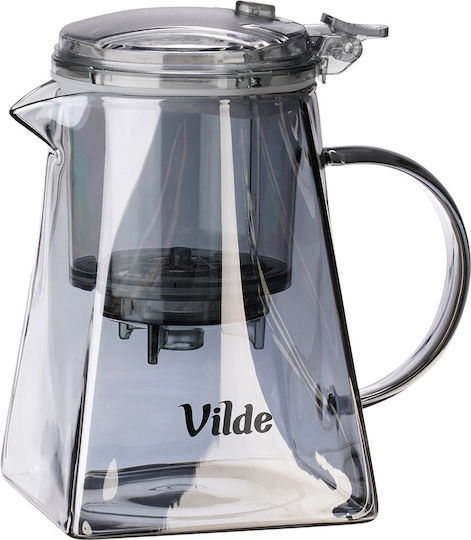 Vilde Τσαγιέρα με Φίλτρο Ανοξείδωτη Διάφανη 730ml