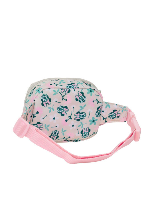 Minnie Mouse Kids Bum Bag Pink 14x11x4cm