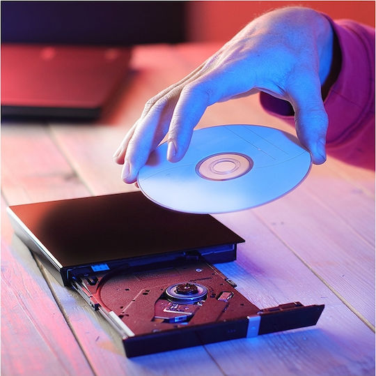 Qoltec External DVD-RW Recorder USB 3.0