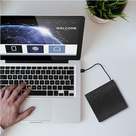 Qoltec External DVD-RW Recorder USB 3.0