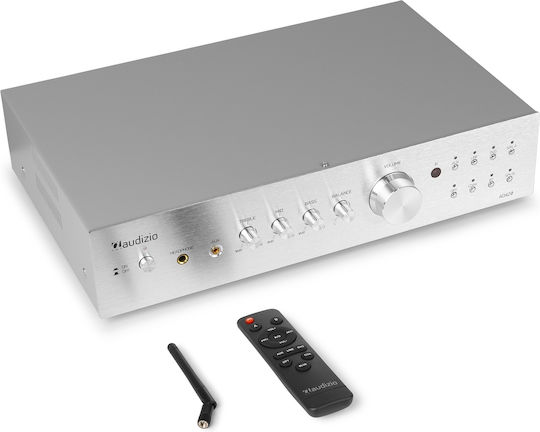 Audizio AD420A Integrierter Hi-Fi-Verstärker Stereo 110.114 Silber