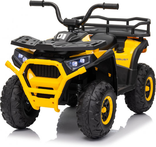 Motocicletă Cu 4 Roți Electrică Pentru Copii 24 Volt Galbenă