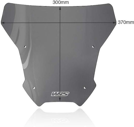 WRS Motorcycle Windshield & Windscreen Tinted Visor for Honda Forza 750 2021 HO047FS