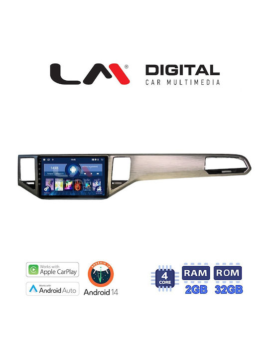 LM Digital Auto-Audiosystem für Volkswagen Golf / Golf Sportsvan Sportwan 2013+ (Bluetooth/USB/WiFi/GPS/Apple-Carplay/Android-Auto) mit Touchscreen 10.1"