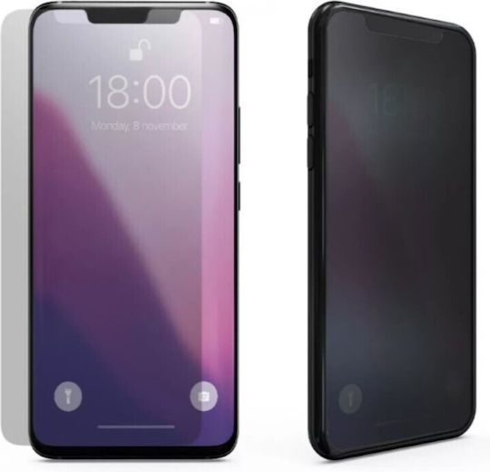 3D Adeziv complet Confidențialitate Full Face Tempered Glass Negru (Xiaomi 13T Pro)