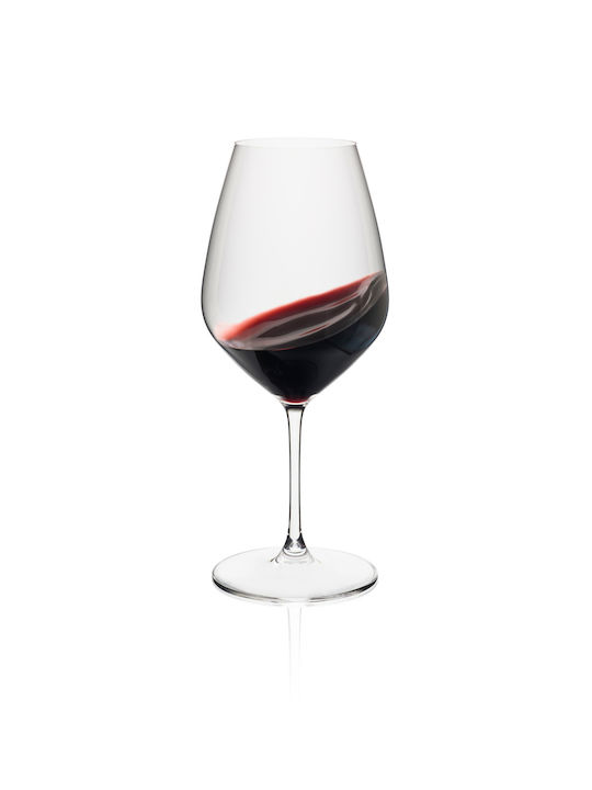 Rockwell Razors Pahar pentru Vin Alb din Sticlă în Culoare Roșie 570ml