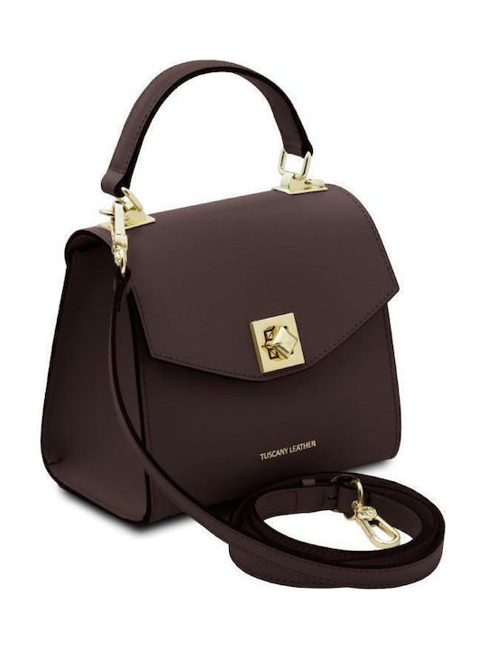 Leather Women's Handbag Brown