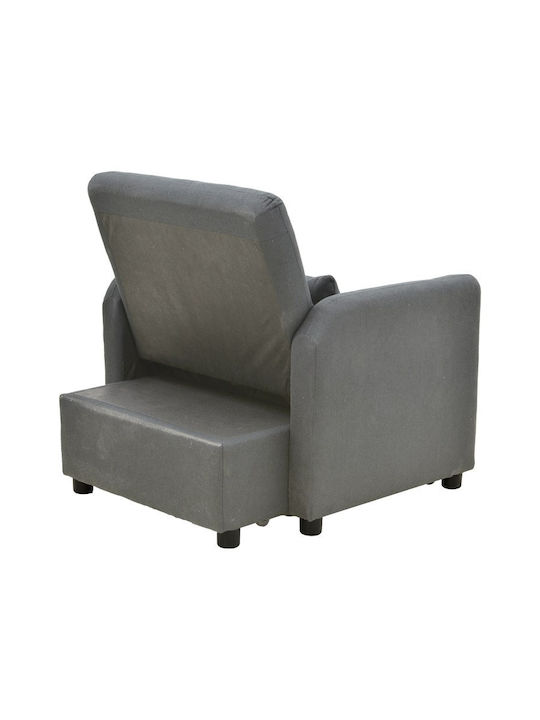 Flexa Sessel Bett Grau 85x92x84cm