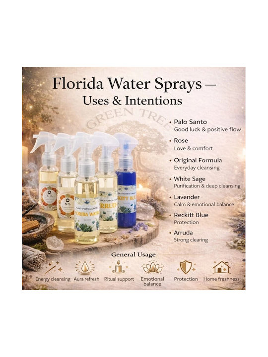 Florida Water Spray Green Tree Αρωματικό Σπρέι Σώματος & Χώρου 100ml