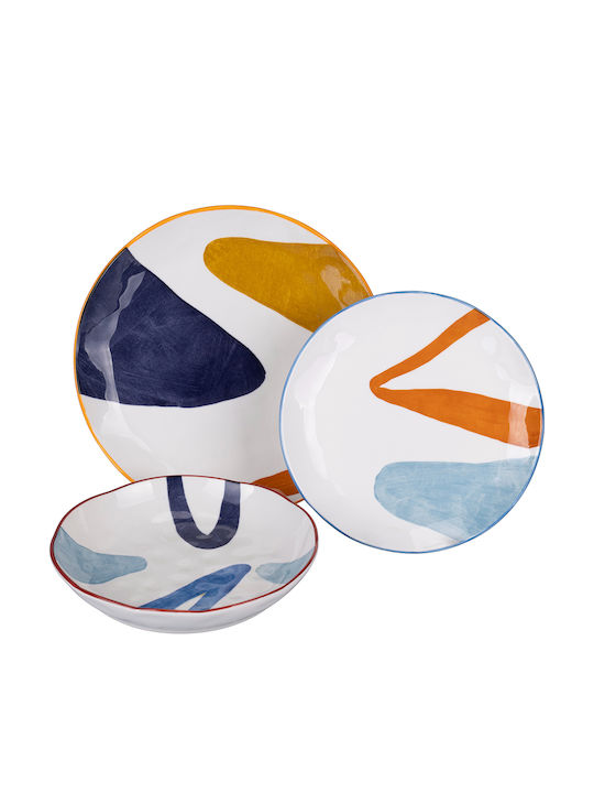 Villa D'Este Multicolor Ceramică Set de Vase 18buc