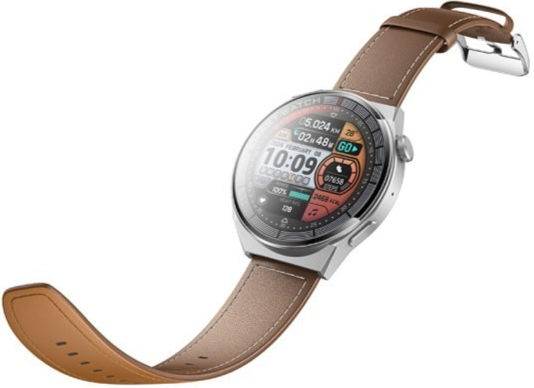 Hoco Y35 Aluminium Smartwatch with Heart Rate Monitor (Silver)