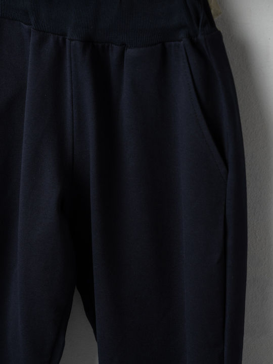 Kids Sweatpants Set Elephant-Navy