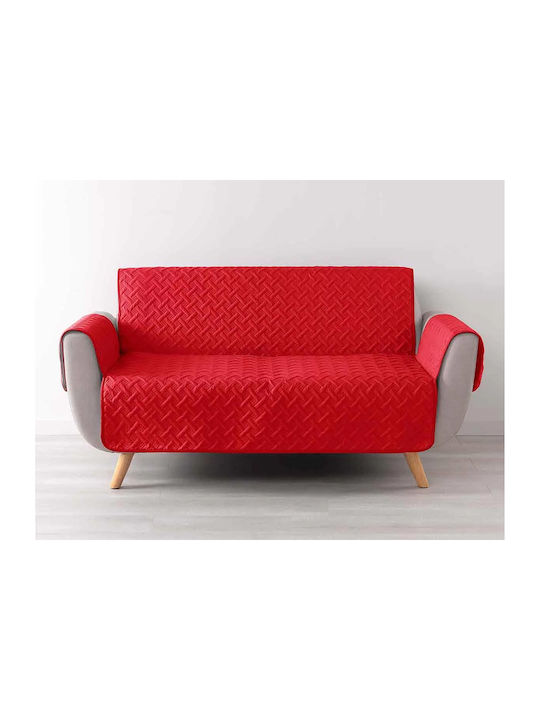Douceur d'Intérieur Комплект Чаршафи С Ластик За Холна Гарнитура Lounge Червен 179x179см