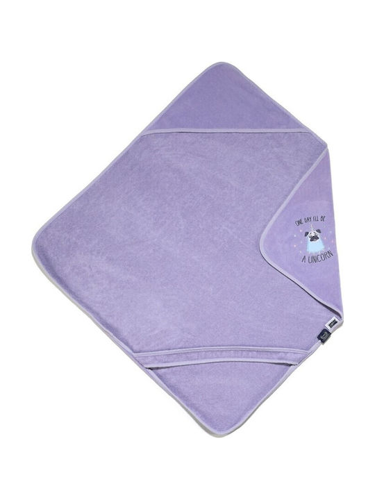La Millou Baby Hooded Towel with Hood Doggy Unicorn