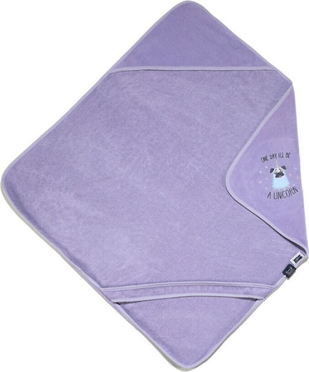 La Millou Baby Hooded Towel with Hood Doggy Unicorn