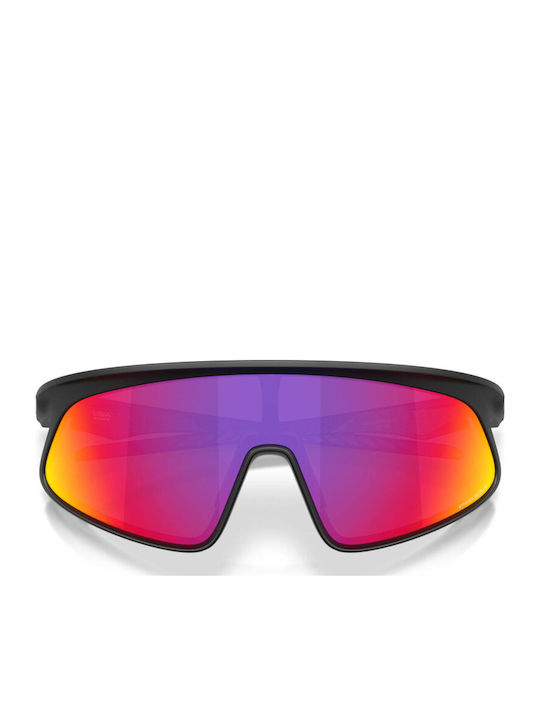 Oakley Rslv Унисекс Слънчеви Очила с Черна Пластмасова Рамка и Черни Стъкла