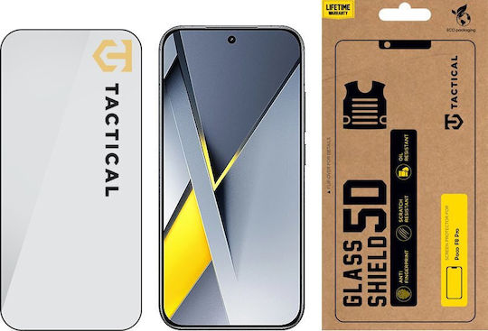 Tactical 5D 0.33mm Tempered Glass Μαύρο (Poco F8 Pro)