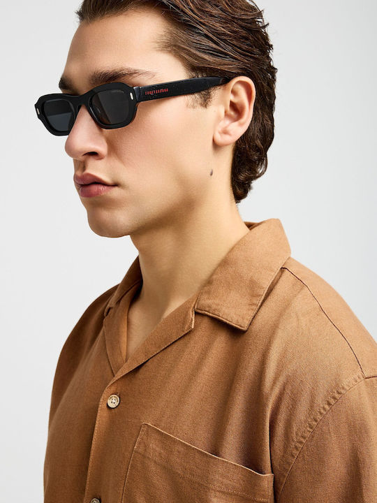 Short Sleeve Linen Shirt Brown