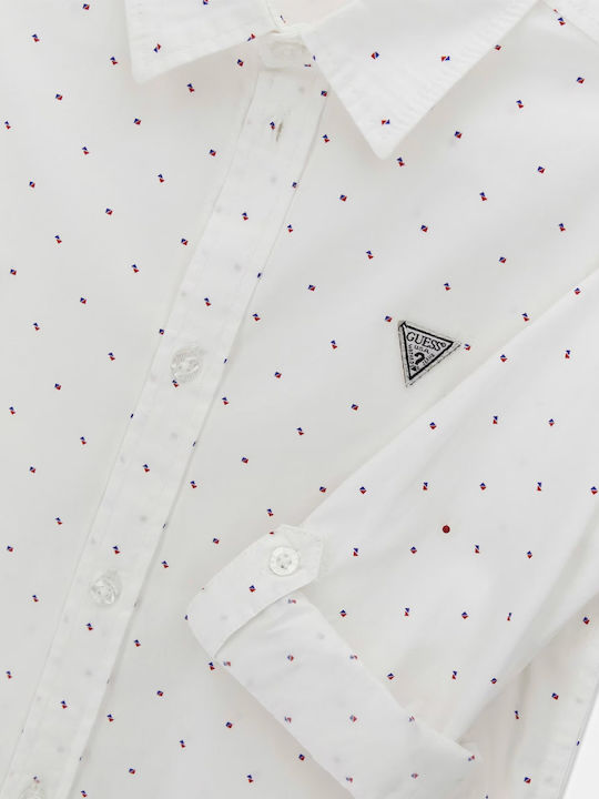 Kids Long-Sleeved Shirt White
