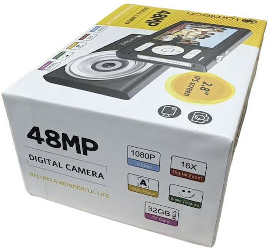 Lamtech LAM981050 Aparat Foto Compact 48MP Full HD (1080p) Negru