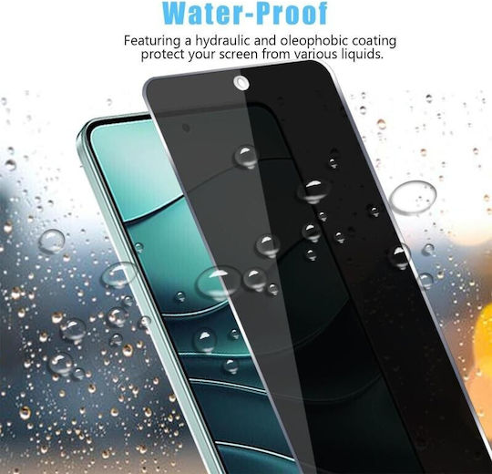 Kalebol Privacy Full Face Tempered Glass Μαύρο (Xiaomi 17)
