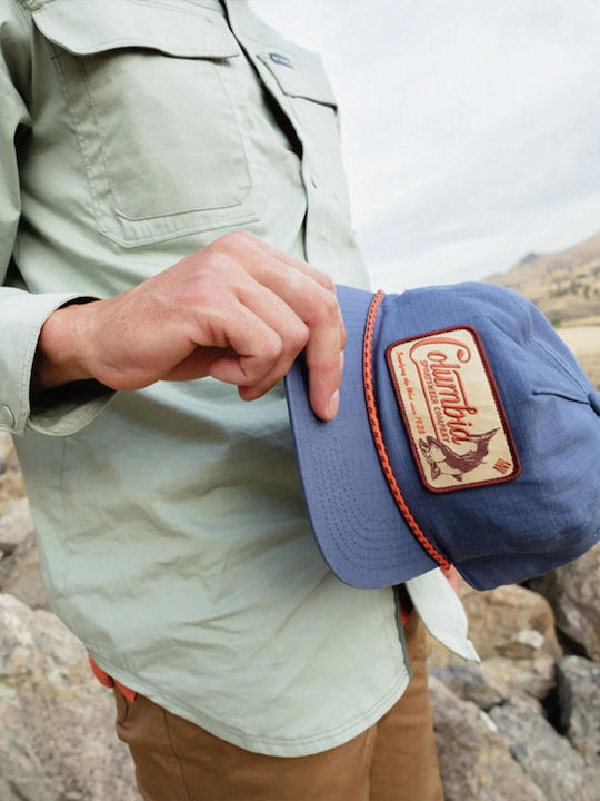 Columbia Ratchet Strap Snapback Dark Mountain West Fish Mixed Regular Men's