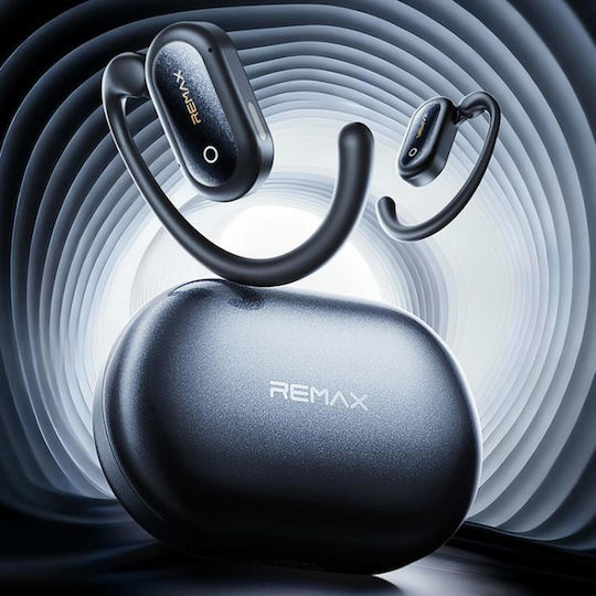 Remax OWS-05 Open Ear Bluetooth Handsfree Headphones with Sweat Resistance and Charging Case Blue