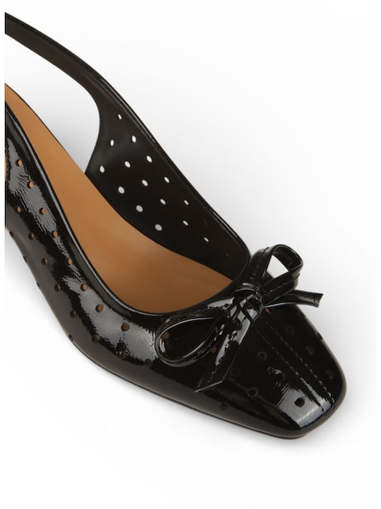 Heels with Strap Black