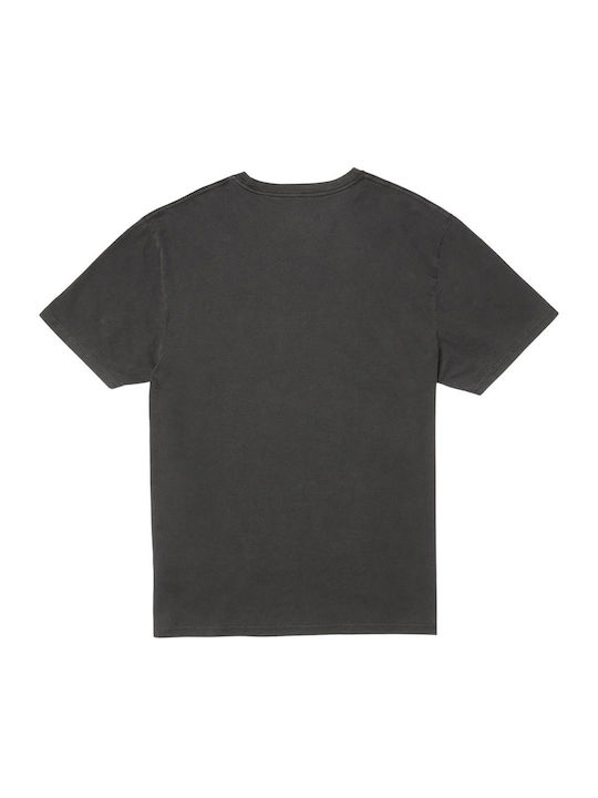 Solid Stone Herrenblusen Kurzarm T-Shirt Schwarz