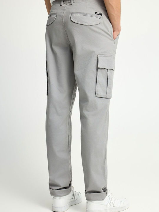 Men's Cargo Elastic Regular Fit Trousers Grey