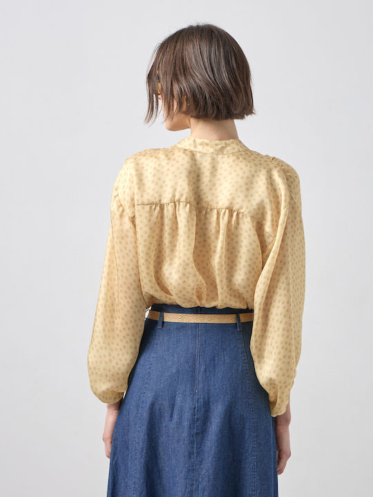 Long Sleeve Women's Shirt Yellow