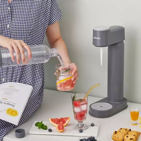 Philips Gozero Παρασκευαστής Σόδας Γκρι